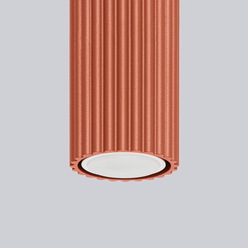 Bodové svítidlo KARBON 1xGU10/10W/230V 30 cm červená