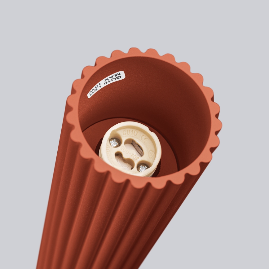 Bodové svítidlo KARBON 1xGU10/10W/230V 30 cm červená