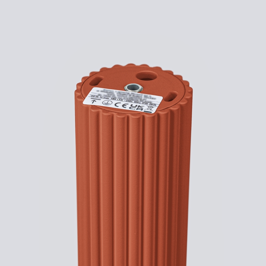 Bodové svítidlo KARBON 1xGU10/10W/230V 30 cm červená