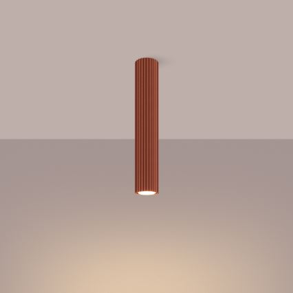 Bodové svítidlo KARBON 1xGU10/10W/230V 40 cm oranžová