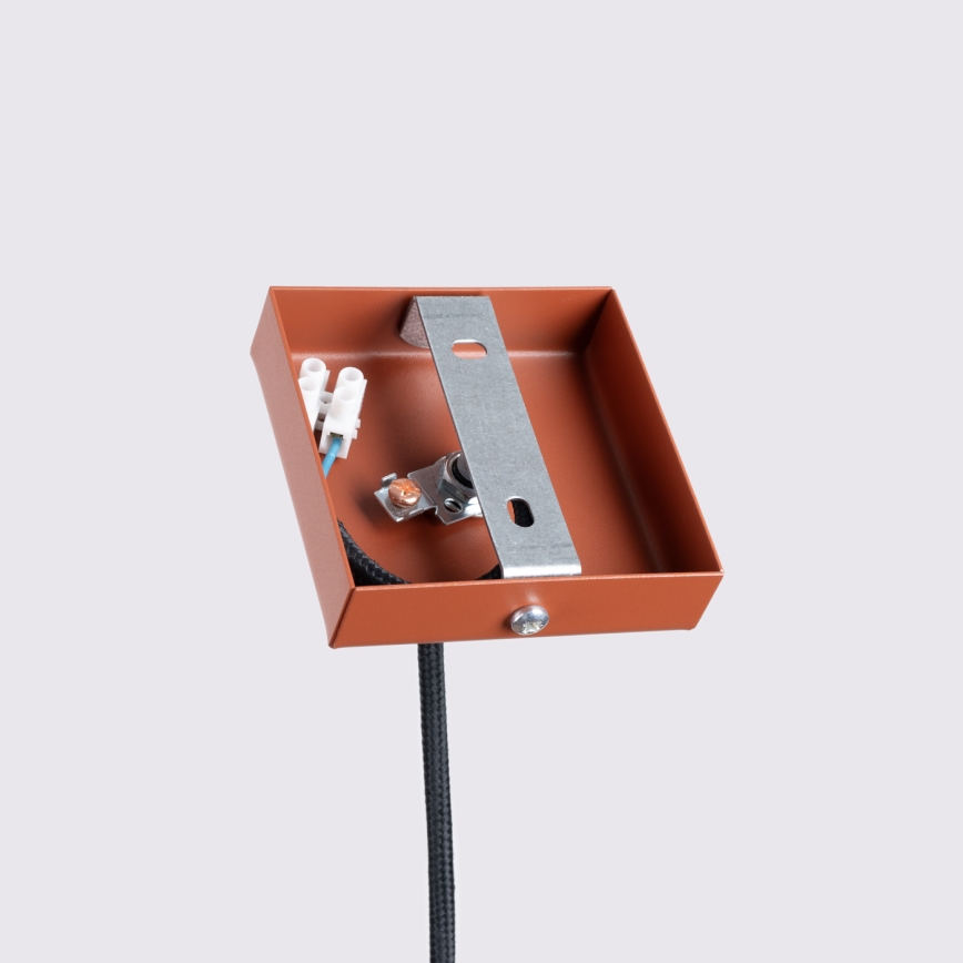 Lustr na lanku KARBON 1xGU10/10W/230V oranžová