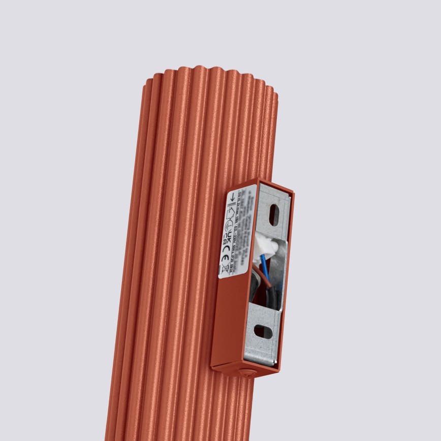 Nástěnné svítidlo KARBON 2xGU10/10W/230V červená