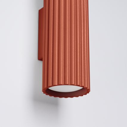 Nástěnné svítidlo KARBON 2xGU10/10W/230V oranžová