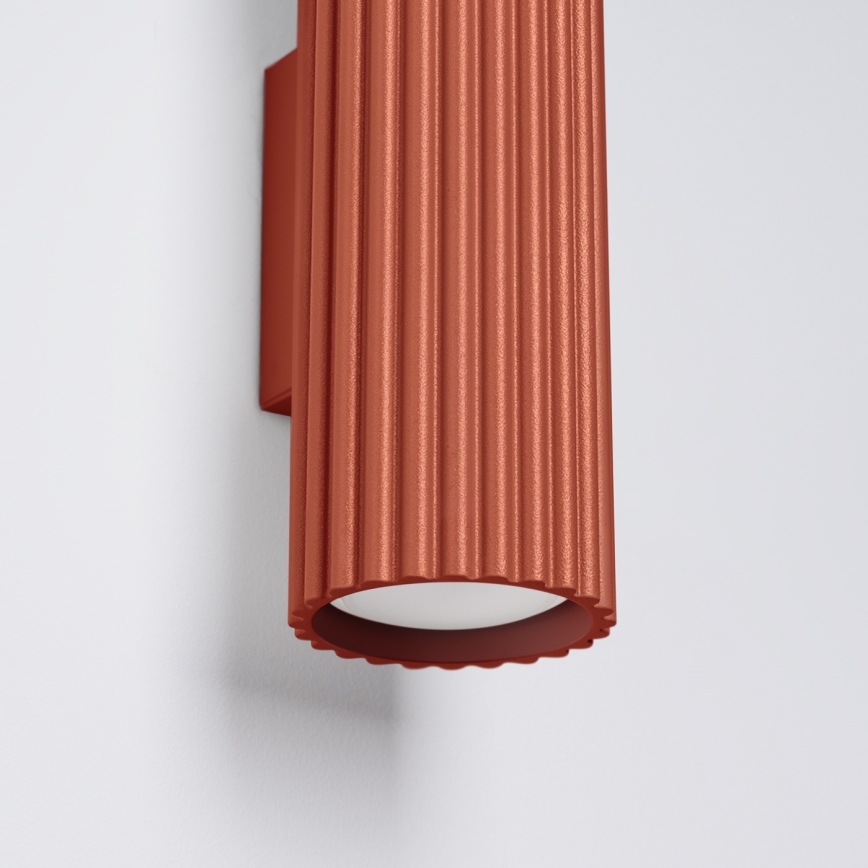 Nástěnné svítidlo KARBON 2xGU10/10W/230V oranžová