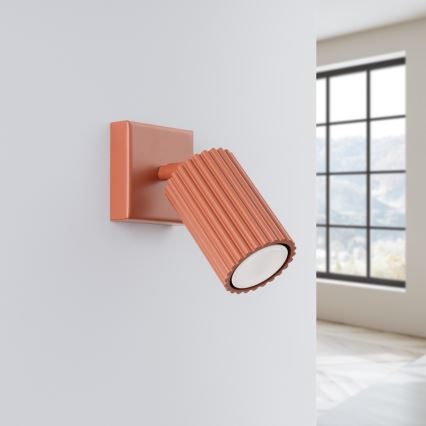 Nástěnné bodové svítidlo KARBON 1xGU10/10W/230V červená