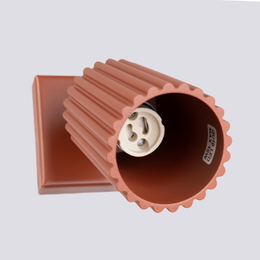 Nástěnné bodové svítidlo KARBON 1xGU10/10W/230V červená