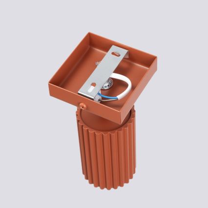 Nástěnné bodové svítidlo KARBON 1xGU10/10W/230V červená
