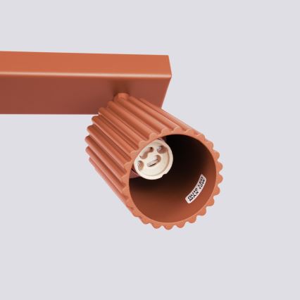 Bodové svítidlo KARBON 4xGU10/10W/230V oranžová