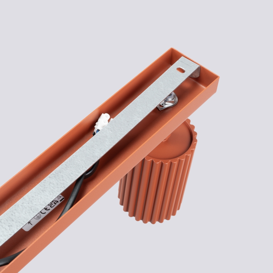 Bodové svítidlo KARBON 4xGU10/10W/230V oranžová