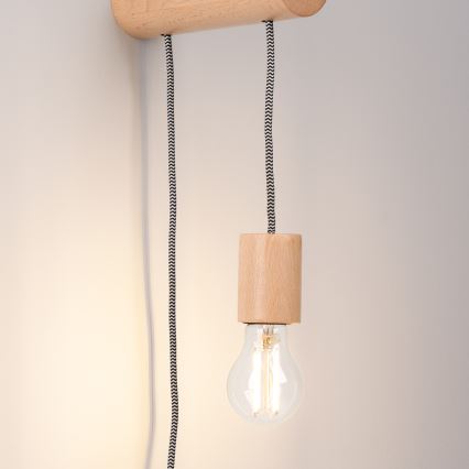 Nástěnná lampa NIMBI 1xE27/15W/230V buk