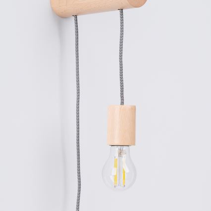 Nástěnná lampa NIMBI 1xE27/15W/230V buk
