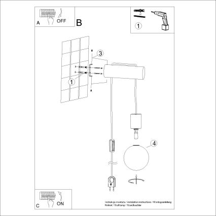 Nástěnná lampa NIBMI 1xG9/8W/230V buk