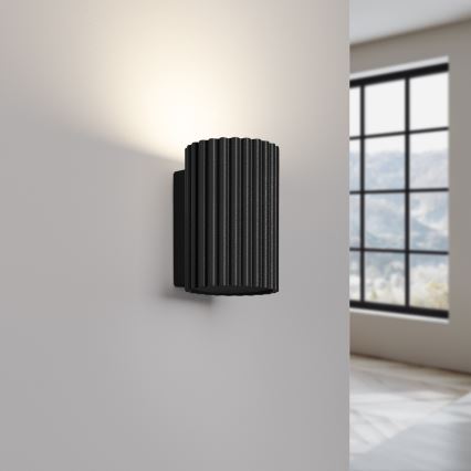 Nástěnné svítidlo KARBON 1xGU10/10W/230V černá
