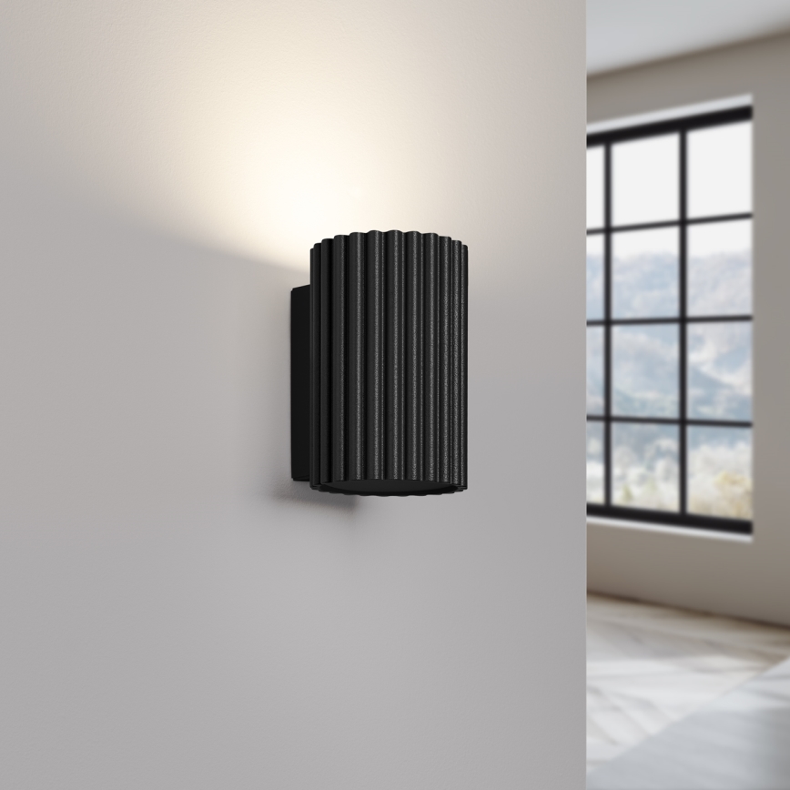 Nástěnné svítidlo KARBON 1xGU10/10W/230V černá