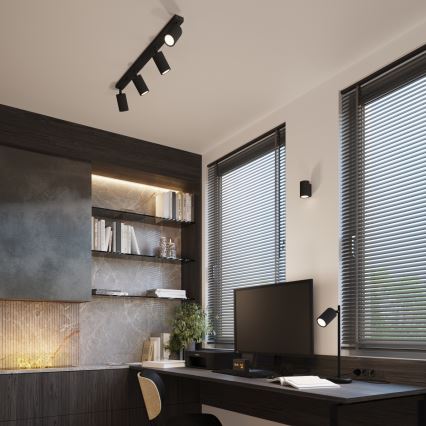 Nástěnné svítidlo KARBON 1xGU10/10W/230V černá