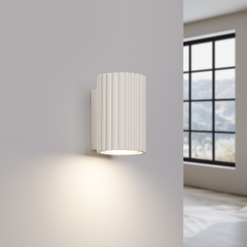 Nástěnné svítidlo KARBON 1xGU10/10W/230V krémová