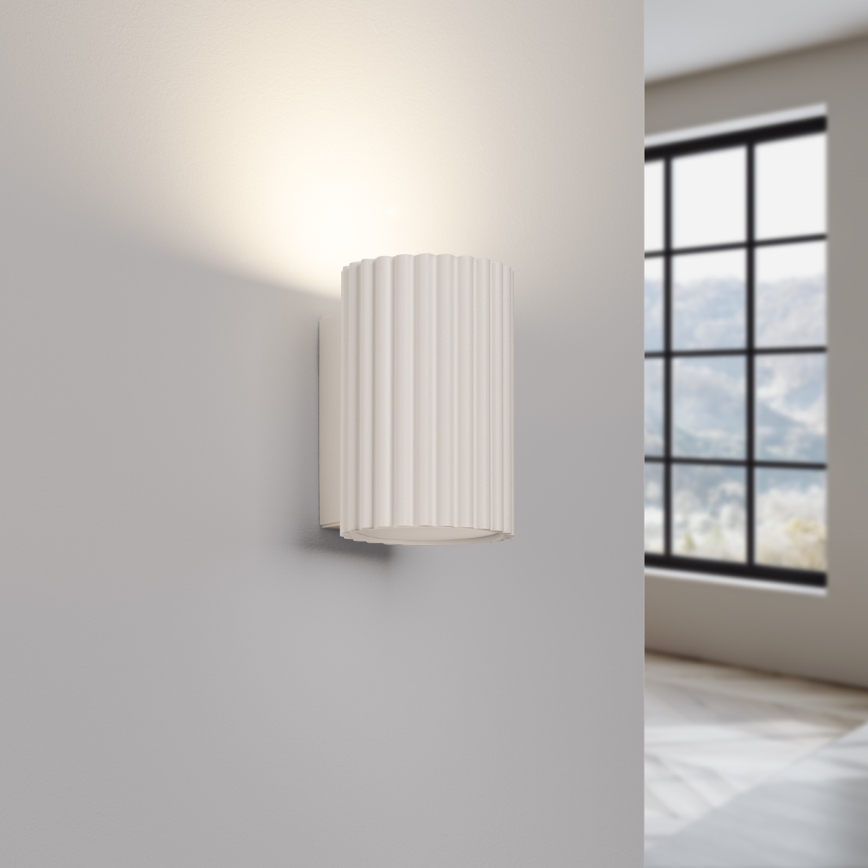 Nástěnné svítidlo KARBON 1xGU10/10W/230V krémová