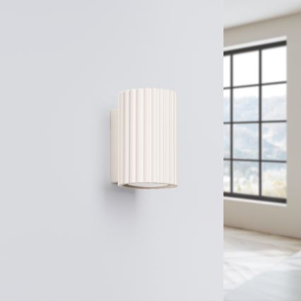 Nástěnné svítidlo KARBON 1xGU10/10W/230V krémová