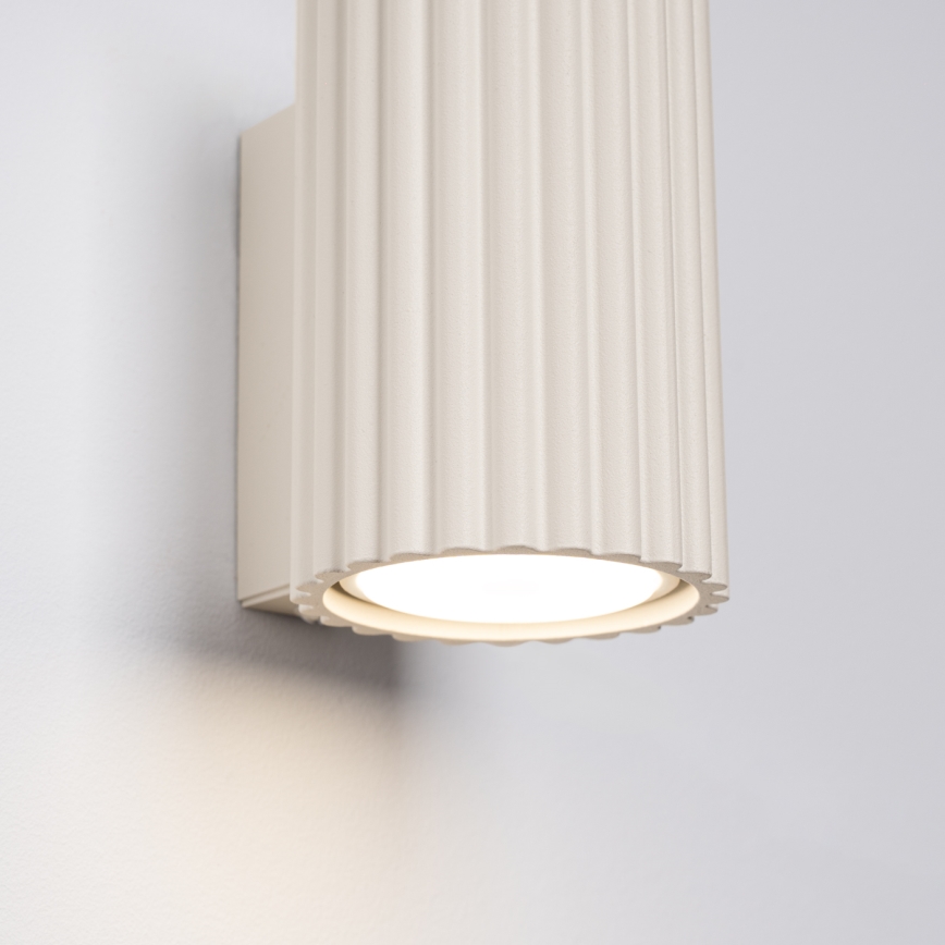 Nástěnné svítidlo KARBON 1xGU10/10W/230V krémová