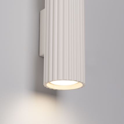 Nástěnné svítidlo KARBON 2xGU10/10W/230V krémová