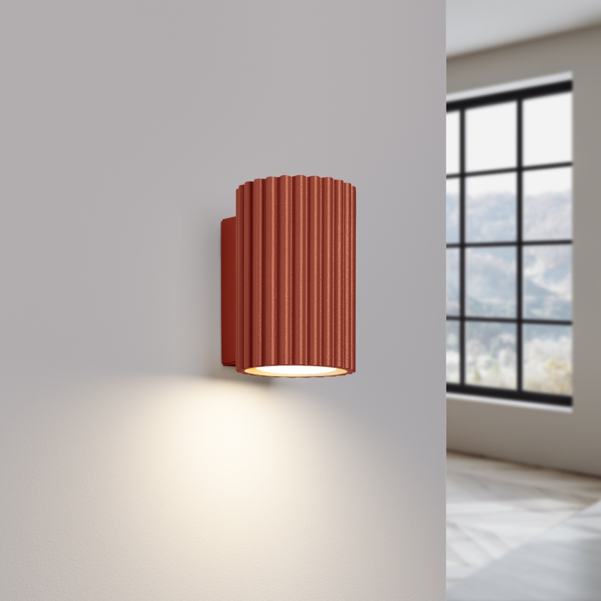 Nástěnné svítidlo KARBON 1xGU10/10W/230V červená