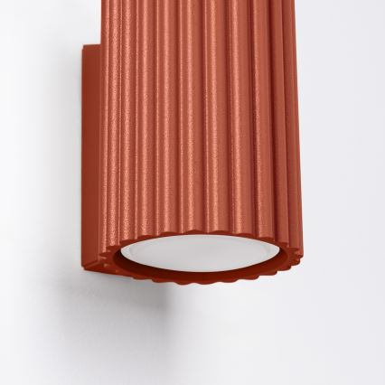 Nástěnné svítidlo KARBON 1xGU10/10W/230V oranžová