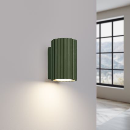 Nástěnné svítidlo KARBON 1xGU10/10W/230V zelená
