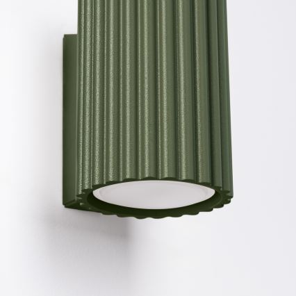 Nástěnné svítidlo KARBON 1xGU10/10W/230V zelená