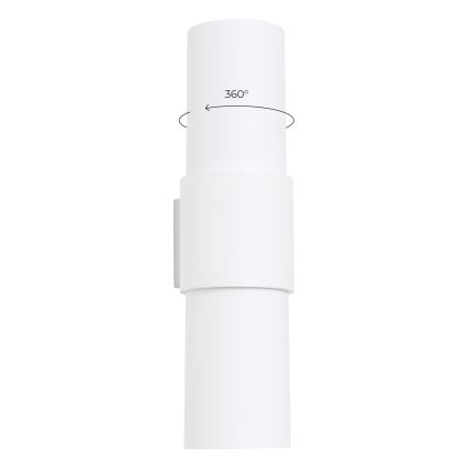 Nástěnné svítidlo FLASH 2xE27/15W/230V bílá