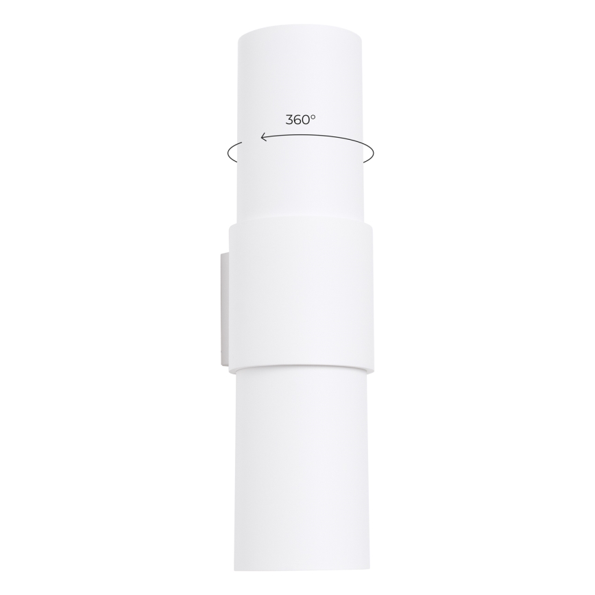 Nástěnné svítidlo FLASH 2xE27/15W/230V bílá