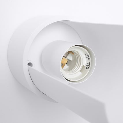 Stolní lampa FLASH 1xE27/15W/230V bílá