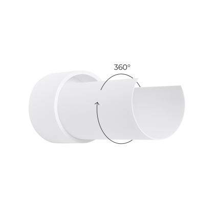Nástěnné svítidlo FLASH 1xE27/15W/230V bílá