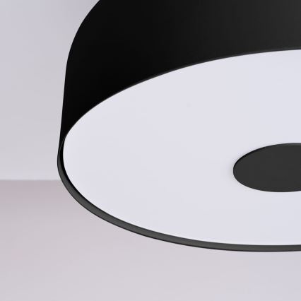 Stropní svítidlo OMIQ 4xE27/15W/230V pr. 30 cm černá