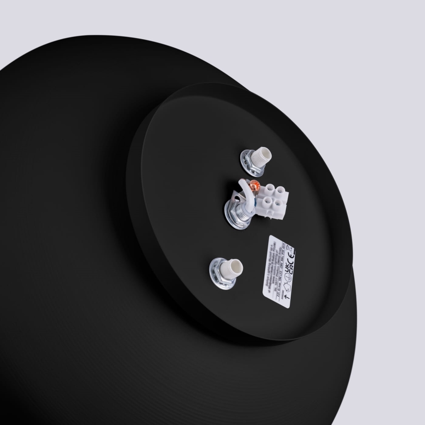 Stropní svítidlo OMIQ 4xE27/15W/230V pr. 30 cm černá