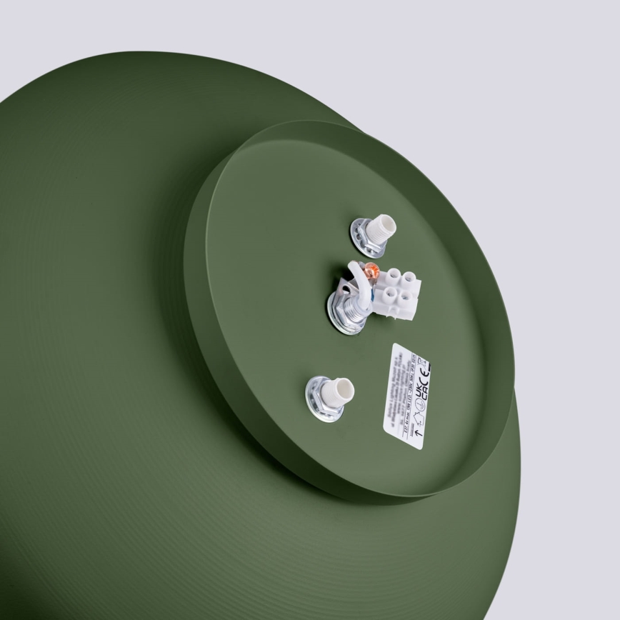 Stropní svítidlo OMIQ 4xE27/15W/230V pr. 30 cm zelená