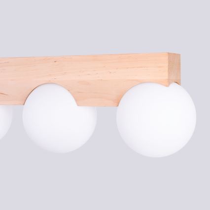 Stropní svítidlo BULBO 3xG9/8W/230V buk/bílá