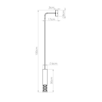 Nástěnná lampa LAMI 1xGU10/10W/230V bílá