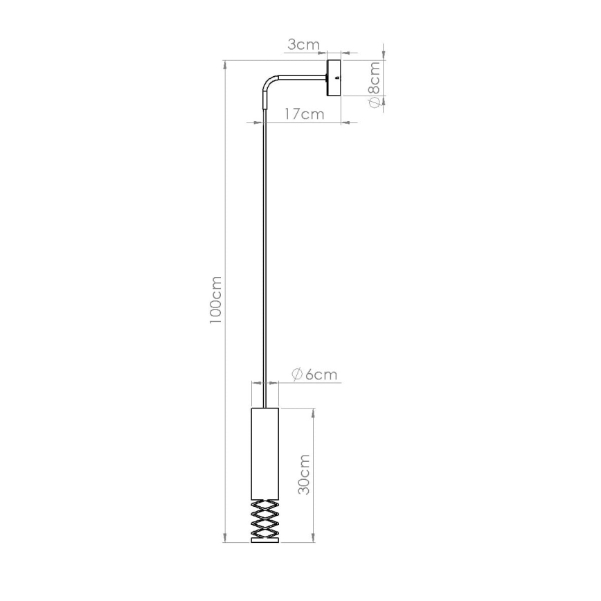 Nástěnná lampa LAMI 1xGU10/10W/230V bílá