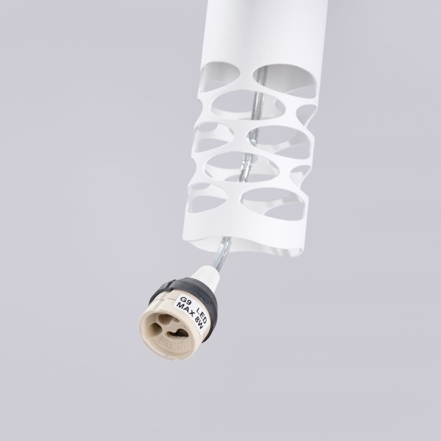 Lustr na lanku LIRO 2xGU10/10W/230V bílá