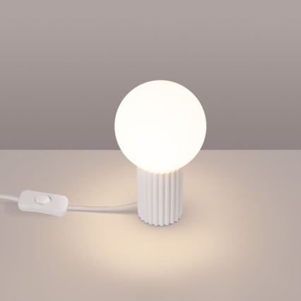 Stolní lampa HALO 1xG9/8W/230V pr. 12 cm bílá