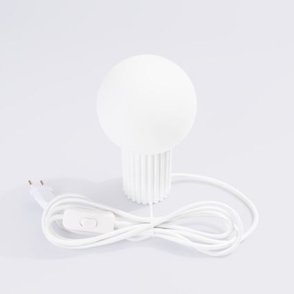 Stolní lampa HALO 1xG9/8W/230V pr. 12 cm bílá