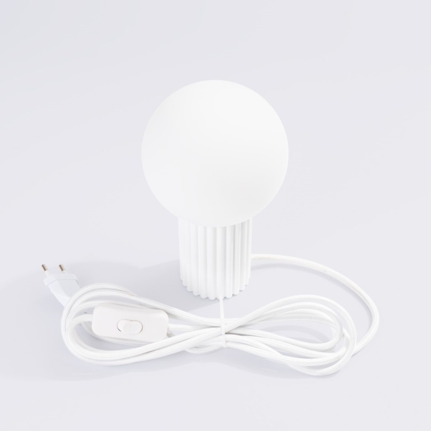 Stolní lampa HALO 1xG9/8W/230V pr. 12 cm bílá