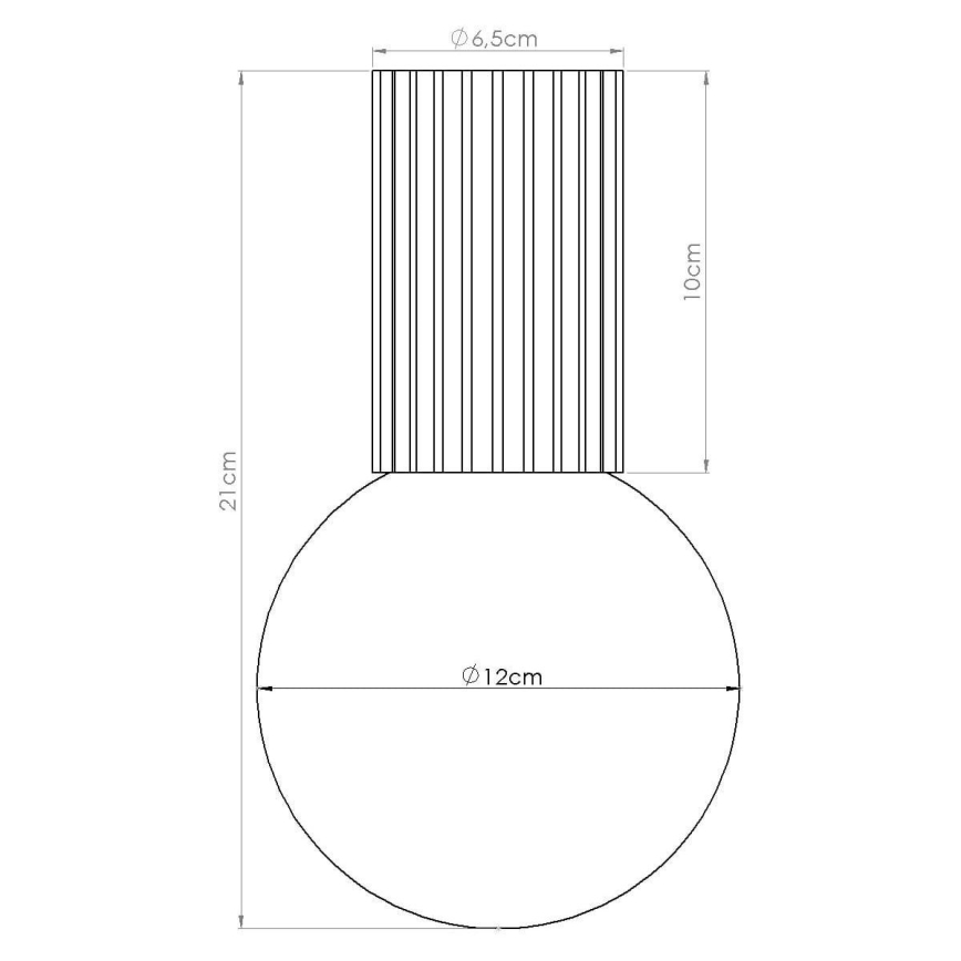 Koupelnové stropní svítidlo HALO 1xG9/8W/230V pr. 12 cm IP44 černá