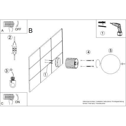 Koupelnové nástěnné svítidlo HALO 1xG9/8W/230V pr. 12 cm IP44 krémová