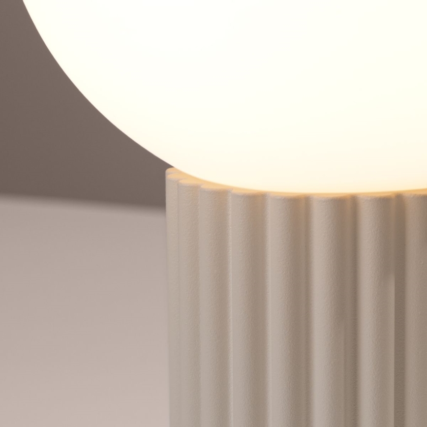 Stolní lampa HALO 1xG9/8W/230V pr. 12 cm krémová