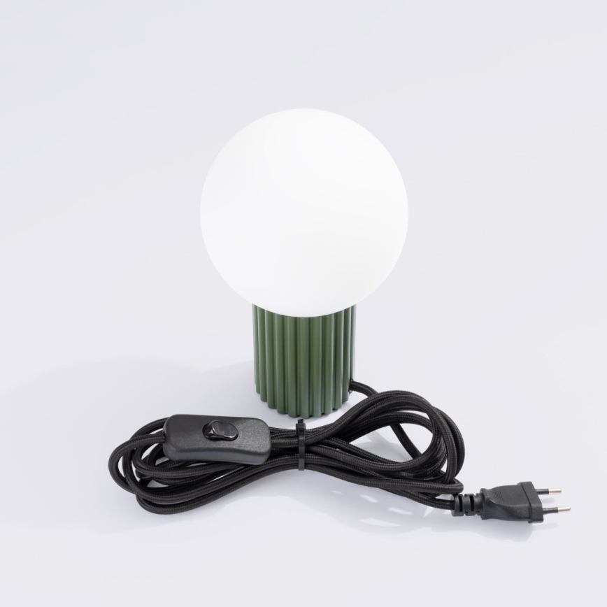 Stolní lampa HALO 1xG9/8W/230V pr. 12 cm zelená