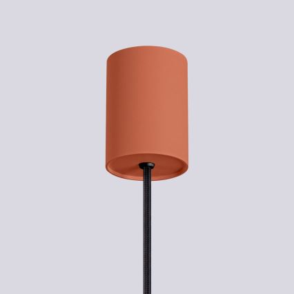 Lustr na lanku HALO 1xG9/8W/230V pr. 12 cm oranžová