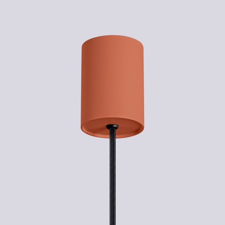 Lustr na lanku HALO 1xG9/8W/230V pr. 12 cm oranžová