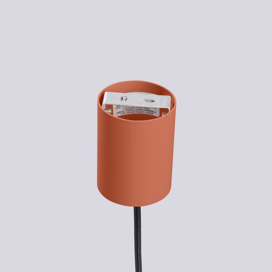 Lustr na lanku HALO 1xG9/8W/230V pr. 12 cm oranžová
