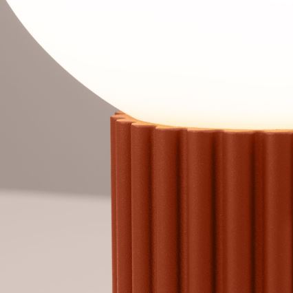 Stolní lampa HALO 1xG9/8W/230V pr. 12 cm oranžová